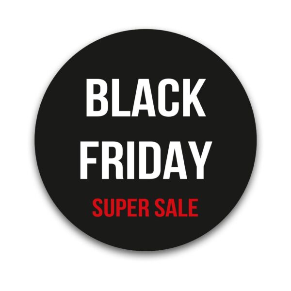 Etalage Sticker Black Friday